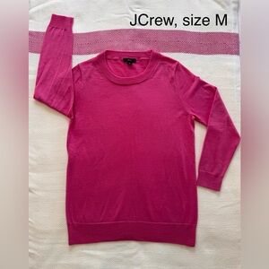 J. Crew Women's Pink Sweater - Size M